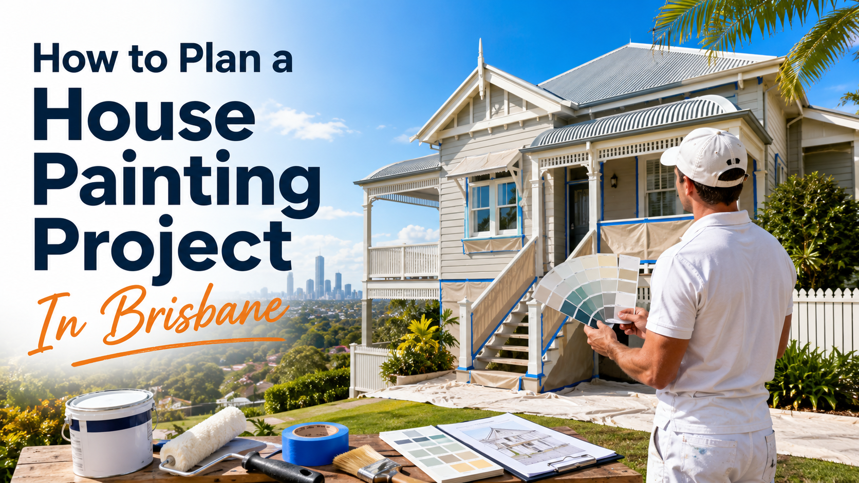 How to Plan a House Painting Project In Brisbane